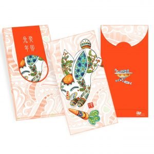 Alternative view of Rabbit Zodiac Hong Bao 2023 <br>(Single Piece)