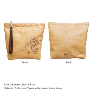 Alternative view of ESTR Tyvek Zipper Pouch