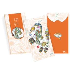 Alternative view of Horse Zodiac Hong Bao 2026<br>(8 Pieces with Holder)